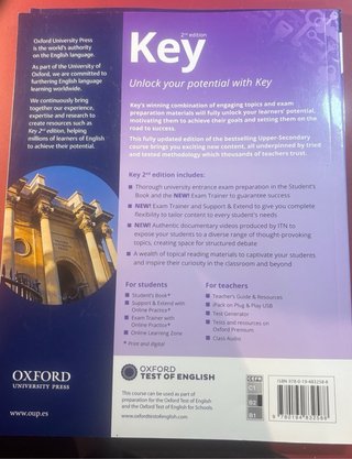 Key Bachillerato 2e 2 Student Book (Spain)