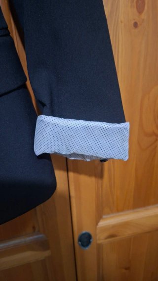 Americana/blazer negra Stradivarius