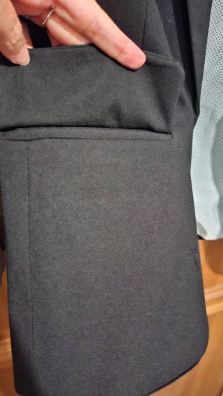 Americana/blazer negra Stradivarius