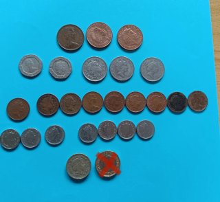 Lote de 26 Monedas de Reino Unido