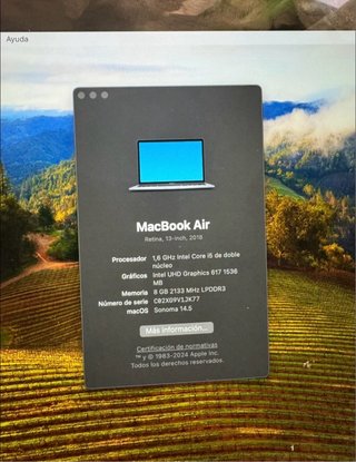 MacBook Air 2018 Space Gray
