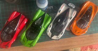 Lotto 4 modellini Pagani scala 1/43