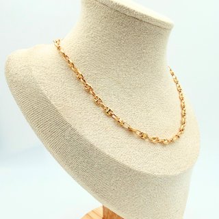 Cadena Calabrote Oro 18K; 50cm; 11.95g.