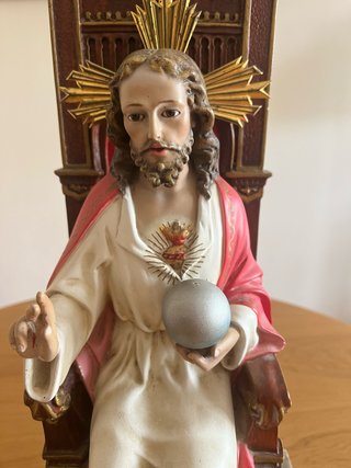 Figura Sagrado Corazón 60 cm Arte Modelo Olot