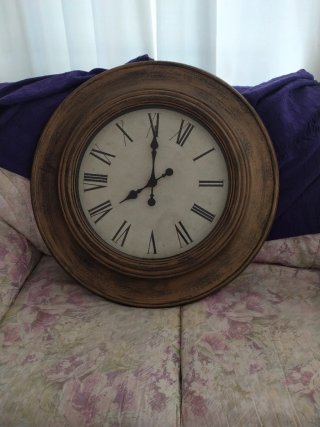 Reloj de Pared Estilo Rústico