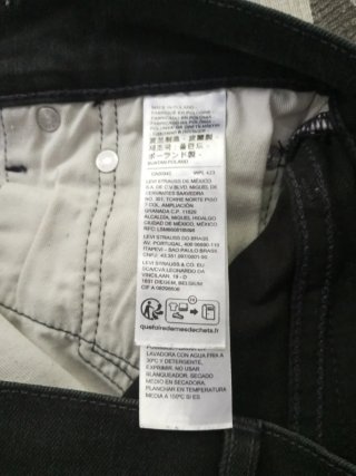 Pantalón Vaquero Levi's Premium Negro