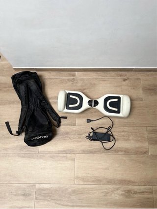 Hoverboard bluoko con cargador original y funda