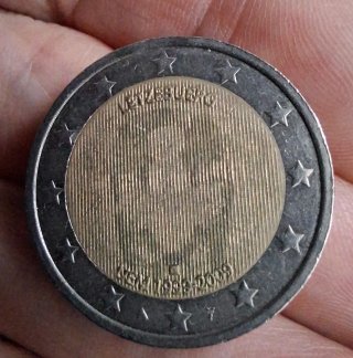 Moneda 2€ Conmemorativa Luxemburgo 1999-2009