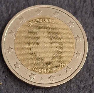 Moneda 2€ Conmemorativa Luxemburgo 1999-2009