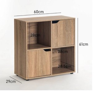 Mueble Cubo con Dos Puertas