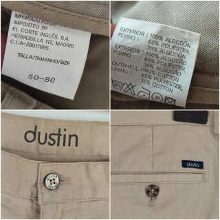 Lote 2 pantalones pinzas Dustin Talla 50