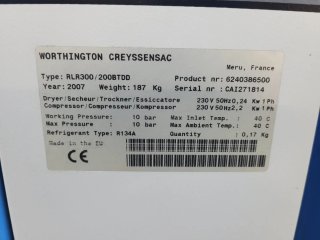 Compresor y Secador Worthington Creyssensac