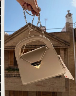 Bolso Zara Beige
