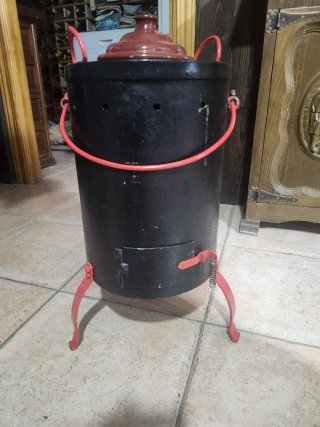 OLLA FERROVIARIA. Hornillo portátil para guisos