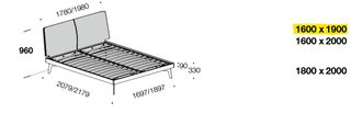 Cama ALIANTE Sangiacomo