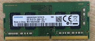 Memoria RAM Samsung 4GB DDR4 2666MHz SO-DIMM