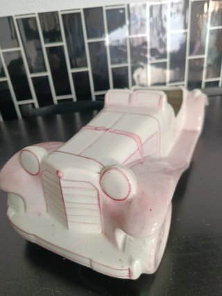Macetero de Cerámica Coche Antiguo