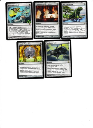 Magic the Gathering - Lotto 5x Carte Rare