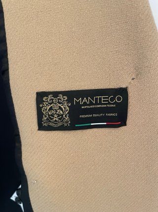 Abrigo Zara Manteco Beige