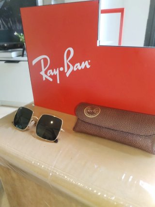 Gafas de Sol Ray-Ban Cuadradas Negras