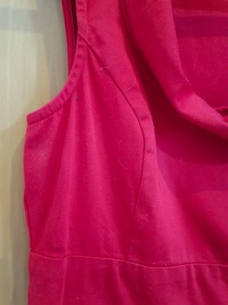 Vestido rojo Blanco
