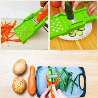 Pelador de frutas y verduras 5 en 1