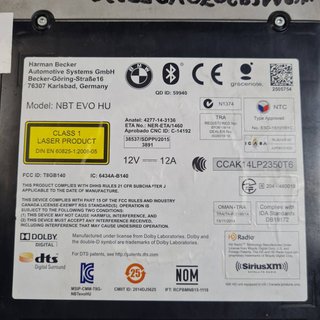 SISTEMA AUDIO / RADIO CD BMW BMW 1 F20 LCI 2015-2019