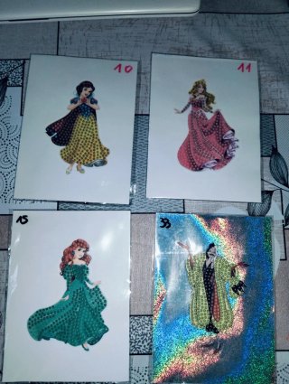 4 Pegatinas Crystal Art Disney 100 Años