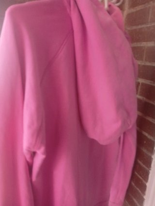 Sudadera con capucha rosa