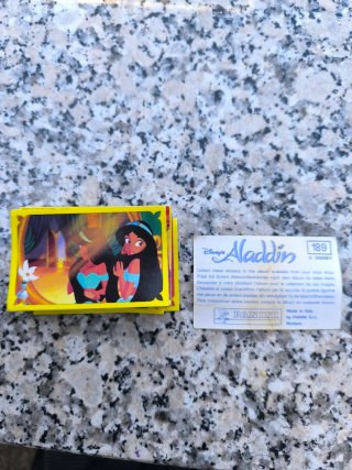 59 Cromos colección Aladdín Disney Panini. Años 90
