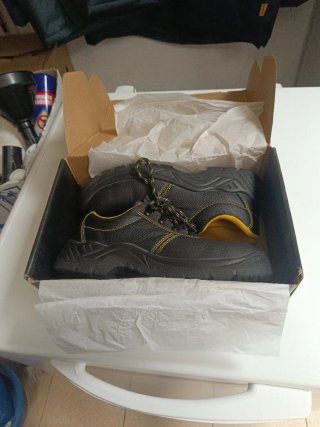 Zapatos de seguridad FORLI negros y amarillos