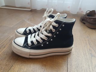 Zapatillas Converse altas negras talla 38