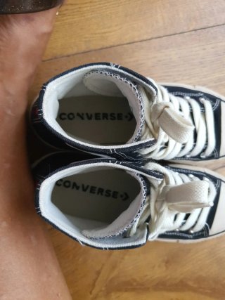 Zapatillas Converse altas negras talla 38