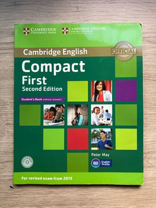 Libro de idiomas FIRST Cambridge