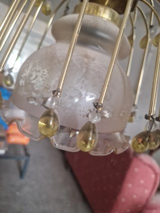 PREGUNTAR PRECIO. Lámpara colgante dorada