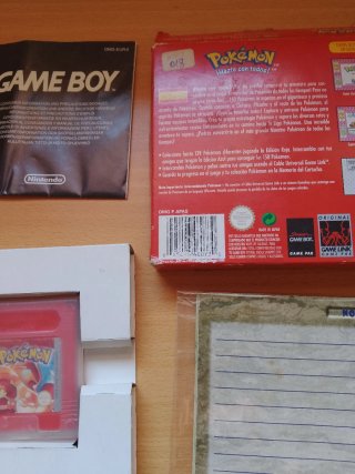 Pokémon rojo completo original- NO NEGOCIABLE