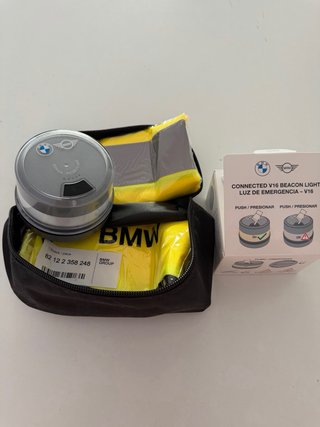 Kit Baliza BMW V16 + Chaleco Reflectante
