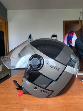 Casco BKR con visor talla XS