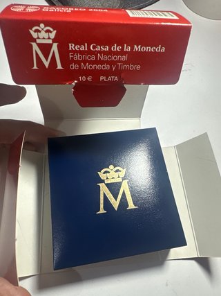 Moneda de Plata 10€ Xacobeo 2004
