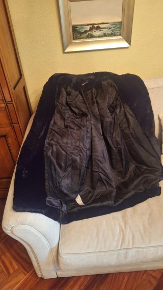 Abrigo negro de mujer Comptoir des Cotonniers
