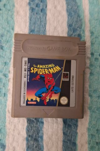 The Amazing Spider-Man Game Boy videogame vintage
