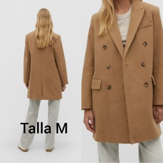 Abrigo de Lana Stradivarius Talla M