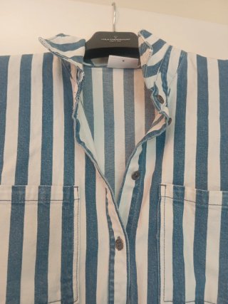 Sobrecamisa Vaquera de Rayas