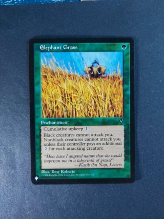 Carta Magic MTG Elephant Grass - Visions 1997