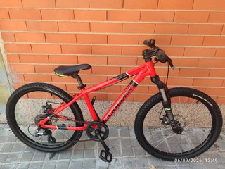 Bicicleta Niñ@ 24" Frenos Disco Rockrider