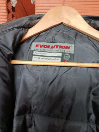 Chaqueta Moto Hombre EVO Negra y Amarilla