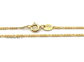 cadena oro 18k 22cm
