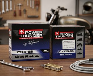 Batería de Moto Power Thunder YTX9-BS