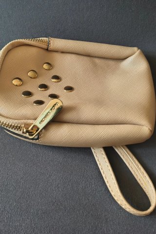 Pochette Michael Kors Beige Oro