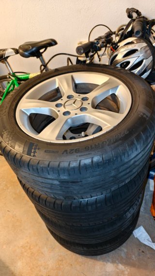 4 Llantas Mercedes de 16 pulgadas